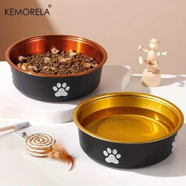 Anti-Slip Dog Bowls Small Medium And Large Dog Feeding Bowls And Water Fountains Stainless Steel Pet Feeders Pet Dog Accessories - Image 4