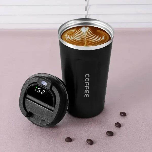 380/510ml Thermos Coffee Mug Stainless Steel Coffee Cup Temperature Display Vacuum Flask Thermal Tumbler Insulated Water Bottle - Image 18