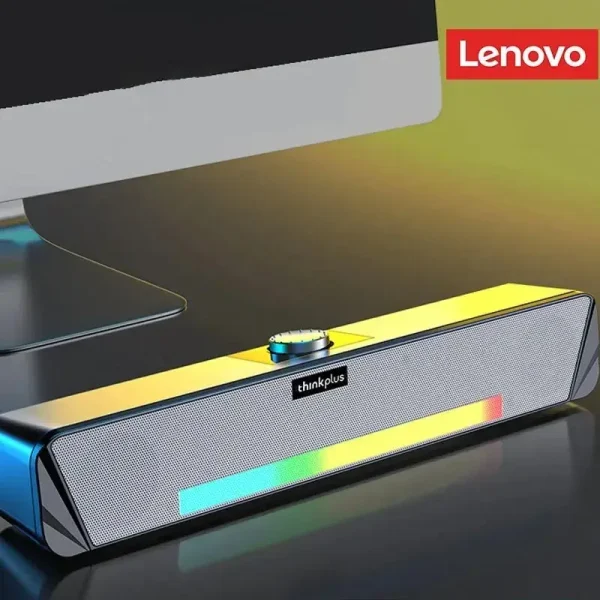 Lenovo Original TS33 Wired and Bluetooth 5.0 Speaker 360 For Desk Computer Subwoofer Home Movie Surround Sound Bar Audio Speaker - Image 7