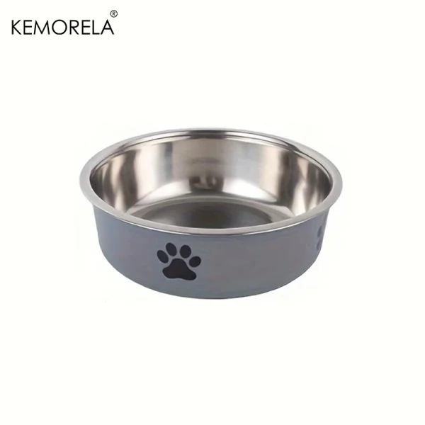 Non-Slip Dog Bowl For Large Medium And Small Cats And Dogs Drinking Water Feeding Pet Bowl Stainless Steel Pet Food Bowl - Image 11