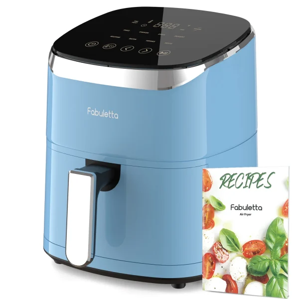 Air Fryer, Fabuletta 4.2QT Air Fryer Oven With 9 Customizable Cooking Programs,Tempered Glass Display, Nonstick Basket - Image 2
