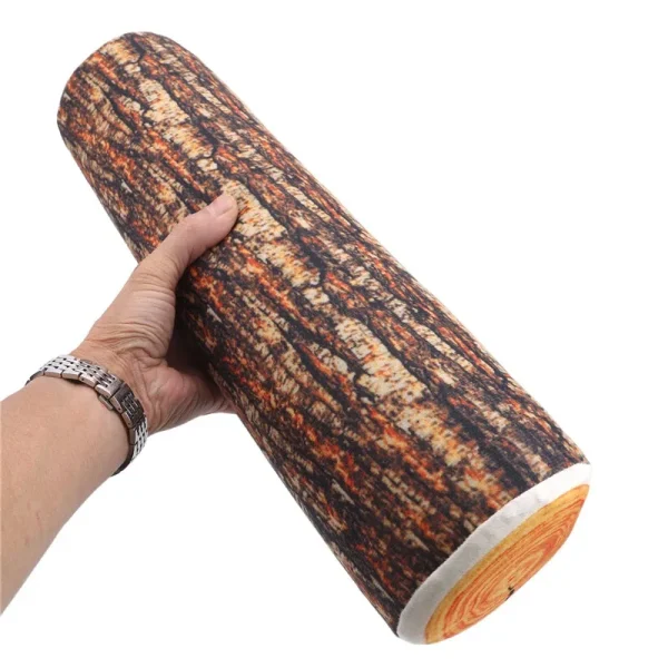 1 Piece Stump Shaped Decorative Pillows Home Car Decor Cute Woods Grain Soft Chair Seat Cushion Pillow - Image 5