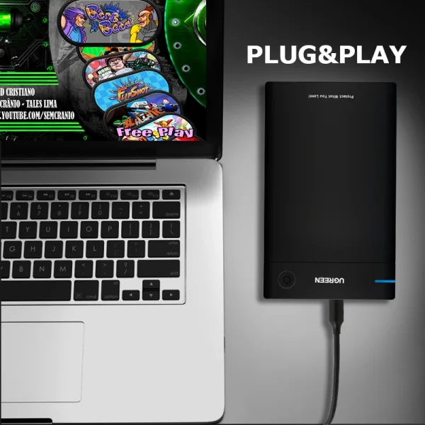 New Video Game Console Hyperspin Gaming HDD With 40000+ Retro Games For PS4/PS3/PS2/DC/SS/MAME/WII/WIIU Portable HDD PC/Laptop - Image 4