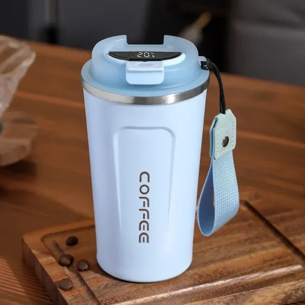 380/510ml Thermos Coffee Mug Stainless Steel Coffee Cup Temperature Display Vacuum Flask Thermal Tumbler Insulated Water Bottle - Image 12