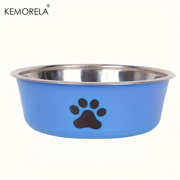 Non-Slip Dog Bowl For Large Medium And Small Cats And Dogs Drinking Water Feeding Pet Bowl Stainless Steel Pet Food Bowl - Image 7