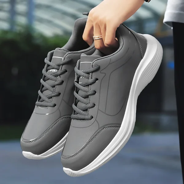 New Men Running Shoes Winter Warm Male Sneakers Anti-slip Breathable Men's Walking Shoes Lace Up Soft Casual Shoes Lightweight - Image 5