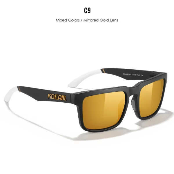 KDEAM Large Size Men's Sunglasses Polarized Photochromic Night Vision Oversized Sun Glasses Fashion Women Shades Width 154mm - Image 12