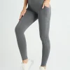 New High Waist Women's Leggings Stretch Yoga Pants Tights With Pockets Push Up Fitness Running Sportswear Solid Color Pants - Image 7