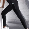 New High Waist Women's Leggings Stretch Yoga Pants Tights With Pockets Push Up Fitness Running Sportswear Solid Color Pants - Image 3