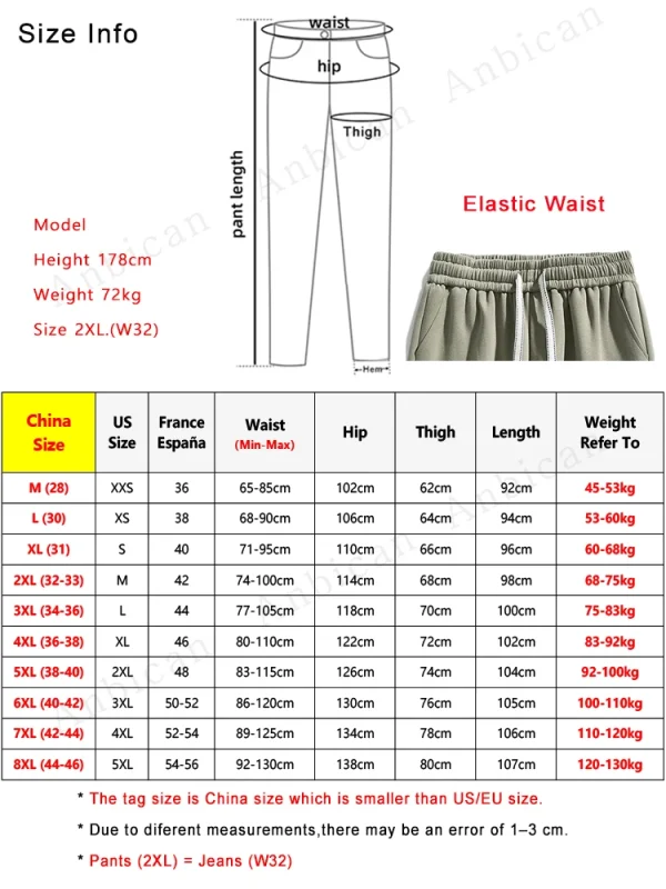 Men's Jogger Cotton Sweatpants Big Size 8XL 7XL 6XL Sports Baggy Pants Sting Banding  Hip Hop Loose Harem Trousers - Image 6