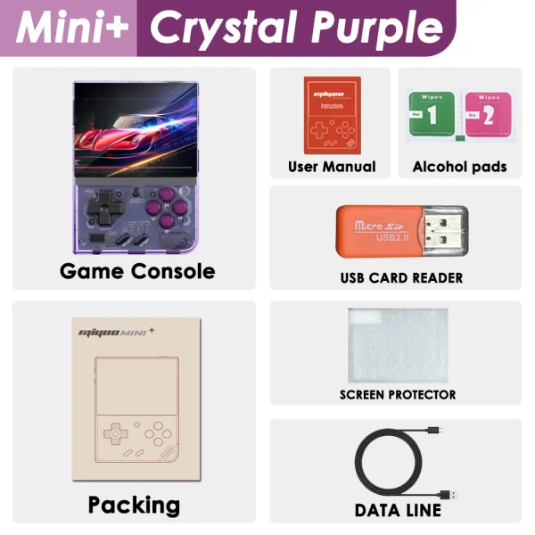 MIYOO Mini Plus Portable Retro Handheld Game Console V2 Mini+ IPS Screen Classic Video Game Console Linux System Children's Gift - Image 9