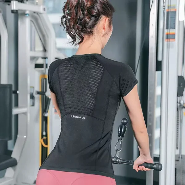 Women's Sports Wear For Fitness Running Jogging Seamless Long Sleeve Gym Woman Sport Shirt Yoga Top Female Workout Tops T-shirt - Image 9