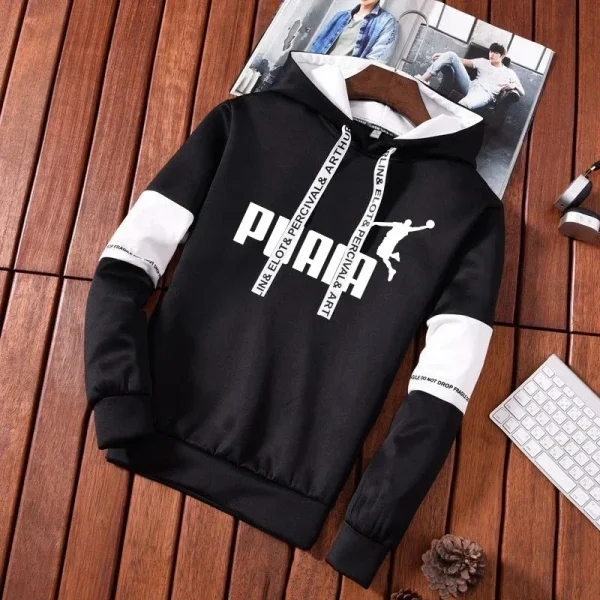 Sports Men's Sweat-shirt Hot Sales Sweatshirts for Men Casual Sweatshirt Printing Sweatpants Male Daily Hoodies Fashion Clothing - Image 2