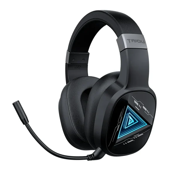 TAIDU THS320 Wireless Gaming headset 3-Mode headphone Bluetooth/2.4G/USB/USB-C With Mic 50mm Big earmuffs Low-Latency - Image 7