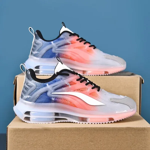 New men's casual running air cushion with shock absorption and height increase, sports dad summer trendy shoes - Image 5
