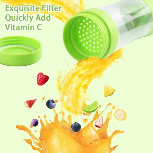 Portable Fruit Juice Blenders Summer Personal Electric Mini Bottle Home USB 6 Blades Juicer Cup Machine For Kitchen - Image 5