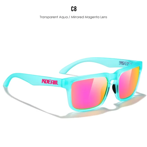 KDEAM Large Size Men's Sunglasses Polarized Photochromic Night Vision Oversized Sun Glasses Fashion Women Shades Width 154mm - Image 18