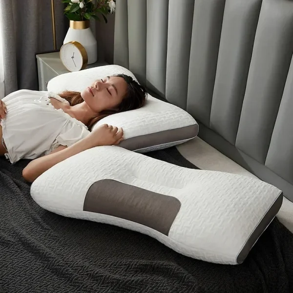 Cervical Orthopedic Neck Pillow Help Sleep And Protect The Pillow Neck Household Soybean Fiber SPA Massage Pillow For Sleeping - Image 2