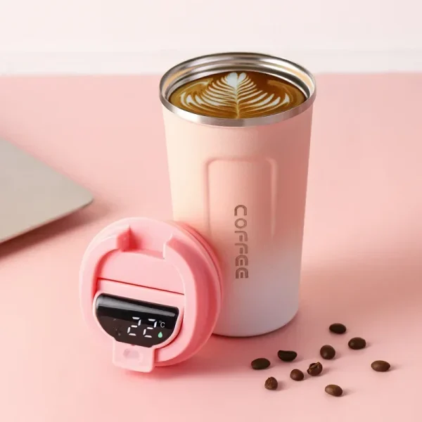 380/510ml Thermos Coffee Mug Stainless Steel Coffee Cup Temperature Display Vacuum Flask Thermal Tumbler Insulated Water Bottle - Image 13