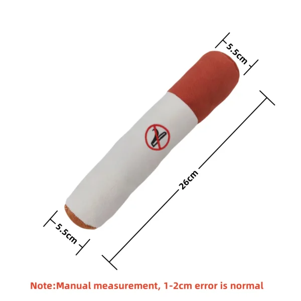 Interactive Dog Joint Sound Puppy Toys Cigar For Small Resistant Squeak Dogs Indestructible Dog Plush Chewing Toy Pet Bite Toys - Image 8