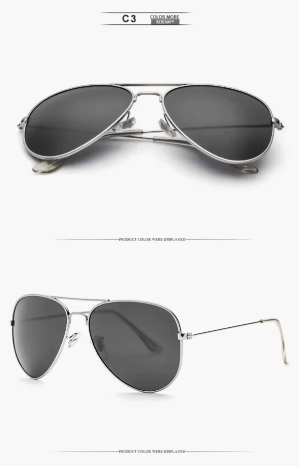 Air Force Pilot Sunglasses Men Polarized 62' Lens Large Sun Glasses Polaroid UVA/UVB Sunglass de sol With Case - Image 9