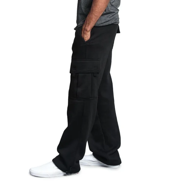 Mens Sweatpants Straight Fit Joggers for Sports and Streetwear Loose Oversized Drawstring Long Pants Men Multi-pocket Pants - Image 6