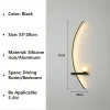 Modern LED Wall Lamp Stripes Wall Sconce for Bedroom Bedside Living Room Study Stairs Home Decor Indoor Lighting Fixture Luster - Image 9