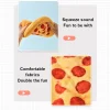 Plush Dog Toy Doughnut Pizza Shape Pet Squeaky Toys for Small Large Dogs Cleaning Teeth Puppy Chew Sound Toy Pet Supplies - Image 6