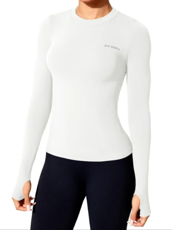 Long Sleeve Yoga Shirts Sport Top Fitness Clothes Wear for Women Gym Femme Jersey Mujer Running - Image 11