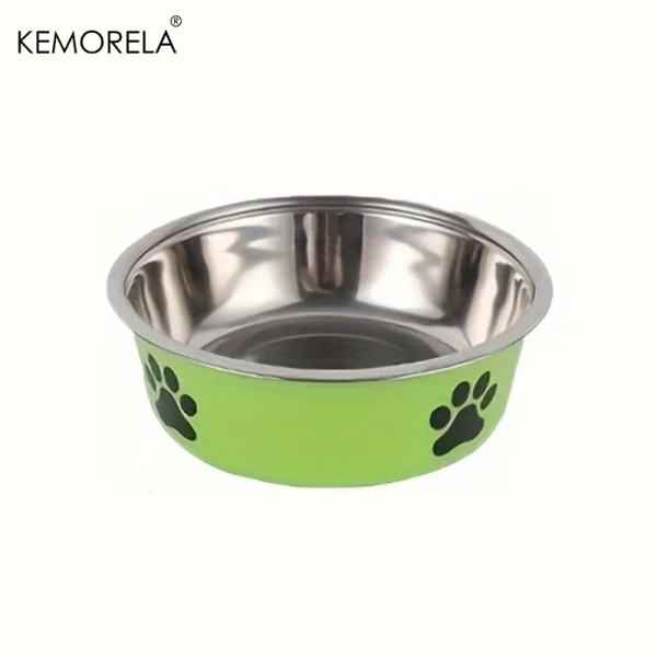 Non-Slip Dog Bowl For Large Medium And Small Cats And Dogs Drinking Water Feeding Pet Bowl Stainless Steel Pet Food Bowl - Image 10