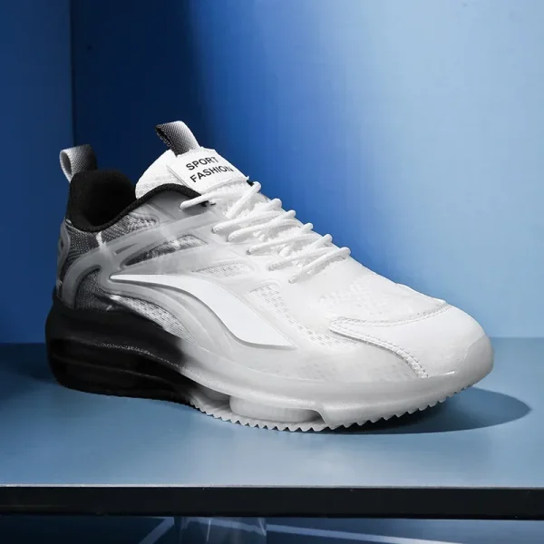 New men's casual running air cushion with shock absorption and height increase, sports dad summer trendy shoes - Image 2