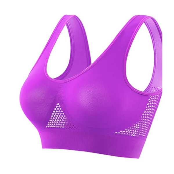 Beautiful Back Sports Bra Shockproof Running Fitness Anti-sagging Upper Collection Soft Support High-strength Women's Yoga Vest - Image 4