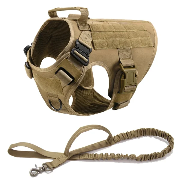 K9 Tactical Military Vest Pet German Shepherd Golden Retriever Tactical  Training Dog Harness and Leash Set For All Breeds Dogs - Image 17