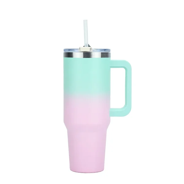 30/40OZ Stainless Steel Thermos Bottle Tumbler with Handle Large Capacity Insulated Cup Portable Gym Water Bottle Sports Kettle - Image 9