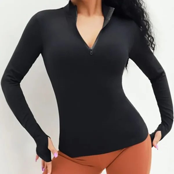 Long Sleeve Yoga Shirts Sport Top Fitness Yoga Top Gym Top Sports Wear For Women Push Up Running Full Sleeve Clothes - Image 10