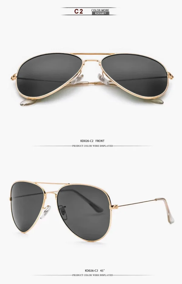 Air Force Pilot Sunglasses Men Polarized 62' Lens Large Sun Glasses Polaroid UVA/UVB Sunglass de sol With Case - Image 8