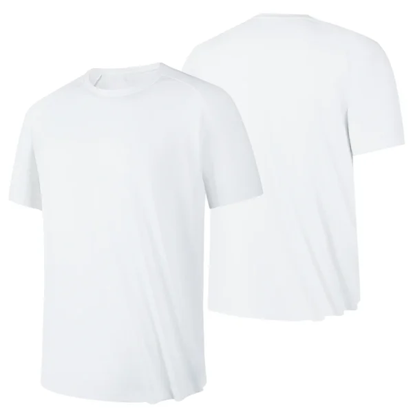 High quality men breathable fast drying running sports fitness breathable comfortable short sleeve T-shirt casual light Gym Tops - Image 3