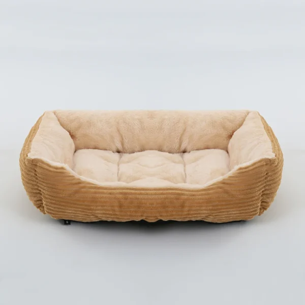 Bed for Dog Cat Pet Square Plush Kennel Medium Small Dog Sofa Bed Cushion Pet Calming Dog Bed House Pet Supplies Accessories - Image 9