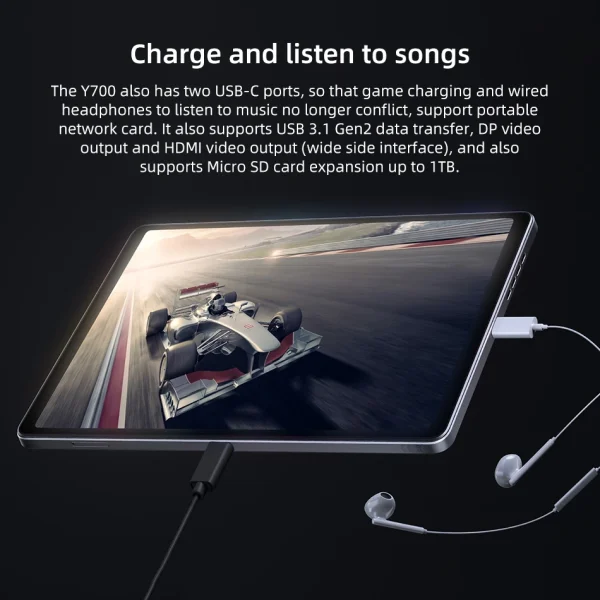 Original Lenovo LEGION Y700 2023 Snapdragon 8+ Octa Core 256GB / 512GB 144Hz Refresh Rate ZUI15 WIFI Gaming Tablet PC Lenovo Tab - Image 6