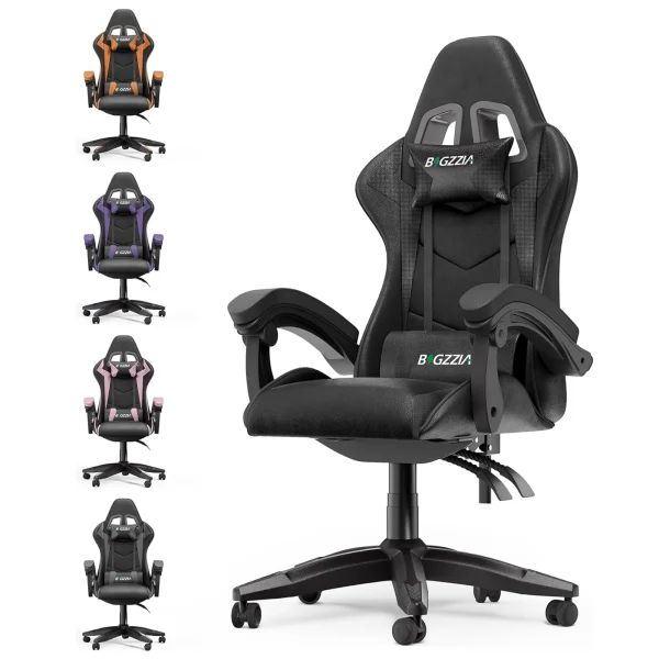 Gaming Chair Office Chair Ergonomic PU Leather Computer Desk Chair with Headrest and Lumbar Support Game Chairs Racing Chair - Image 7