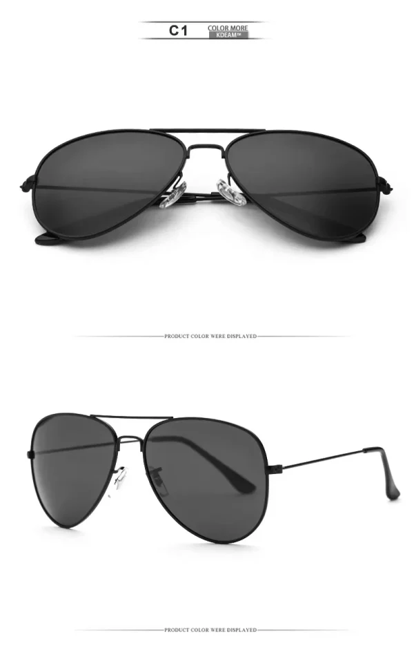 Air Force Pilot Sunglasses Men Polarized 62' Lens Large Sun Glasses Polaroid UVA/UVB Sunglass de sol With Case - Image 7