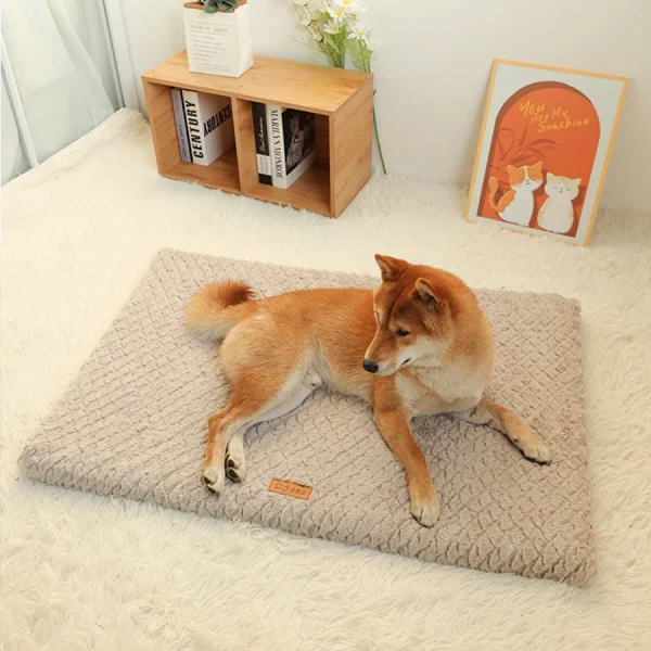 Short Plush Removable Washable Pet Bed, High Elasticity Non-Collapse Dog Bed, Suitable For Small And Medium Dogs and Cats - Image 6