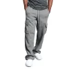 Mens Sweatpants Straight Fit Joggers for Sports and Streetwear Loose Oversized Drawstring Long Pants Men Multi-pocket Pants - Image 8