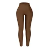 Seamless Knit Yoga Leggings Women Thread Solid Tights Gym Workout Running Stretchy High Waist Hip Liftting Skinny Gym Leggings - Image 9