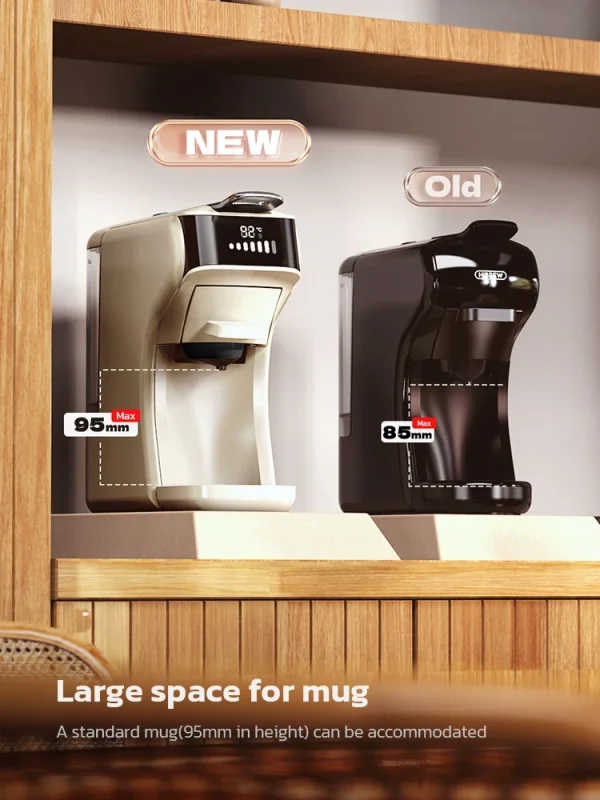 HiBREW 6in1 Capsule Coffee Machine Hot/Cold Multiple Espresso Cafetera Cappuccino Coffee Maker Dolce Gusto Nespresso Powder H1B - Image 4