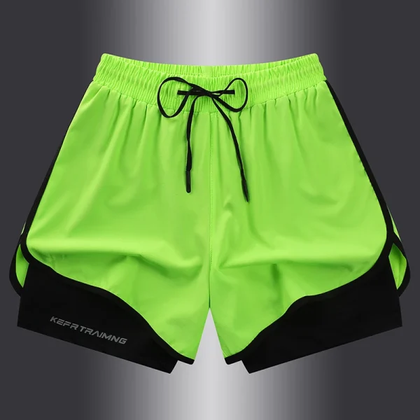 【 S-5XL 】 NASA GISS Sports Three Piece Pants Summer Popular Anti glare Double layered Sports Shorts for Men and Women Couples Ru - Image 13