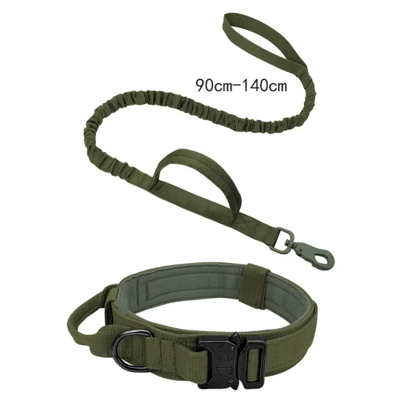 Tactical Dog Collar Military Adjustable Duarable Nylon Lead For Medium Large Walking Training Pet Accessory Breakaway Leash Rope - Image 7