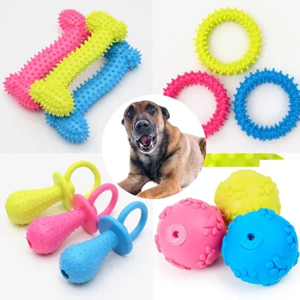 Dog Toys For Small Dogs Indestructible Dog Toy Teeth Cleaning Chew Training Toys Pet Supplies - Image 2
