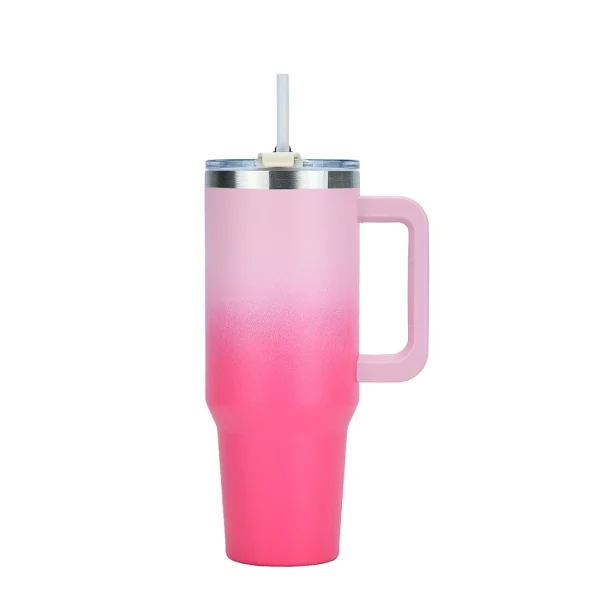 30/40OZ Stainless Steel Thermos Bottle Tumbler with Handle Large Capacity Insulated Cup Portable Gym Water Bottle Sports Kettle - Image 7