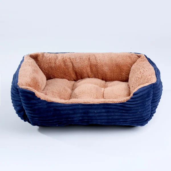 Bed for Dog Cat Pet Square Plush Kennel Medium Small Dog Sofa Bed Cushion Pet Calming Dog Bed House Pet Supplies Accessories - Image 13